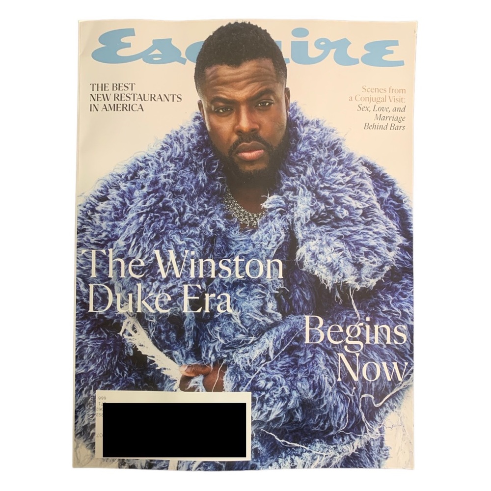 Esquire Magazine Winter 2022 The Winston Duke Era Begins Now Best New Restaurant